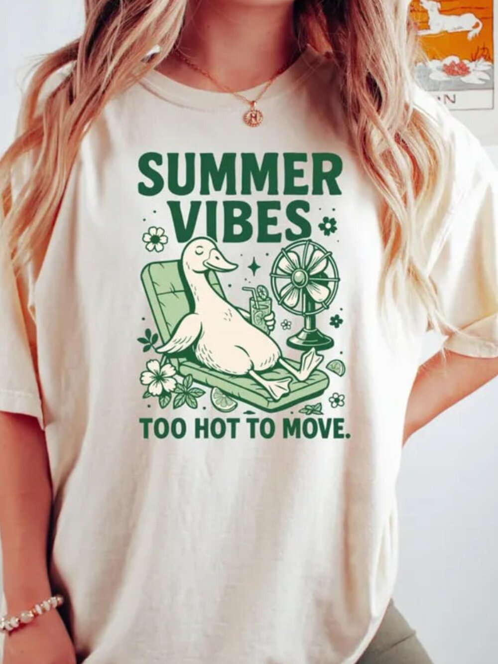 Summer Vibes Shirt, Funny Summer Goose Shirt, Gift For Beach Lover